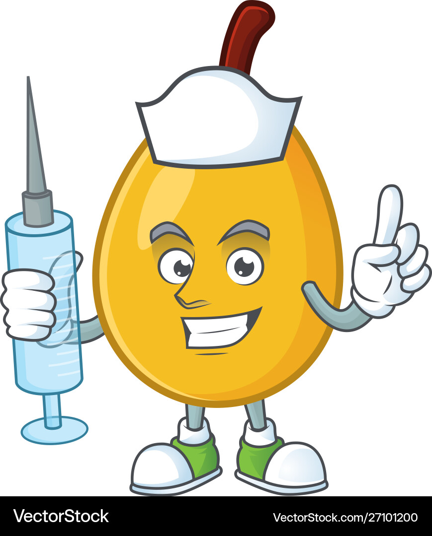 Nurse frische Loquat niedlich Cartoon Charakter Stil Nurse frische Loquat niedlich Cartoon Charakter Stil vektorbild