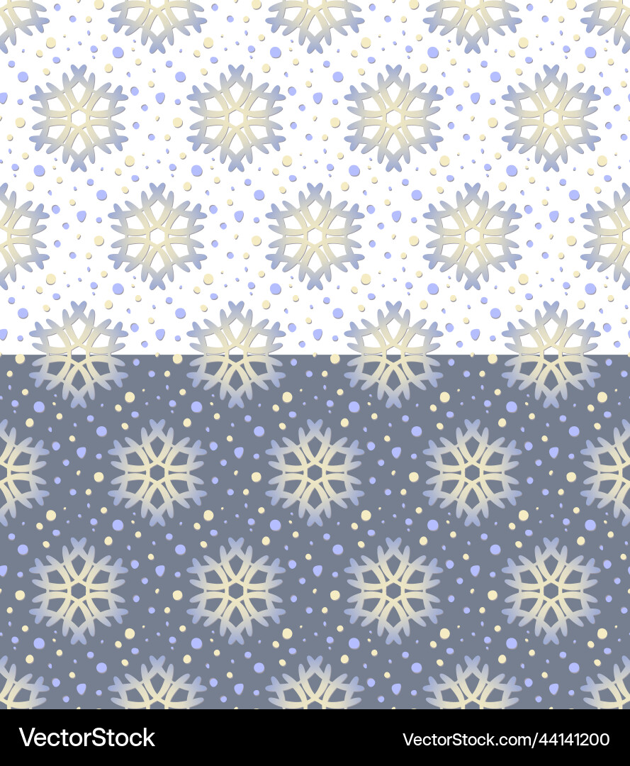 Snowflake seamless pattern mandala style Snowflake seamless pattern mandala style vector image