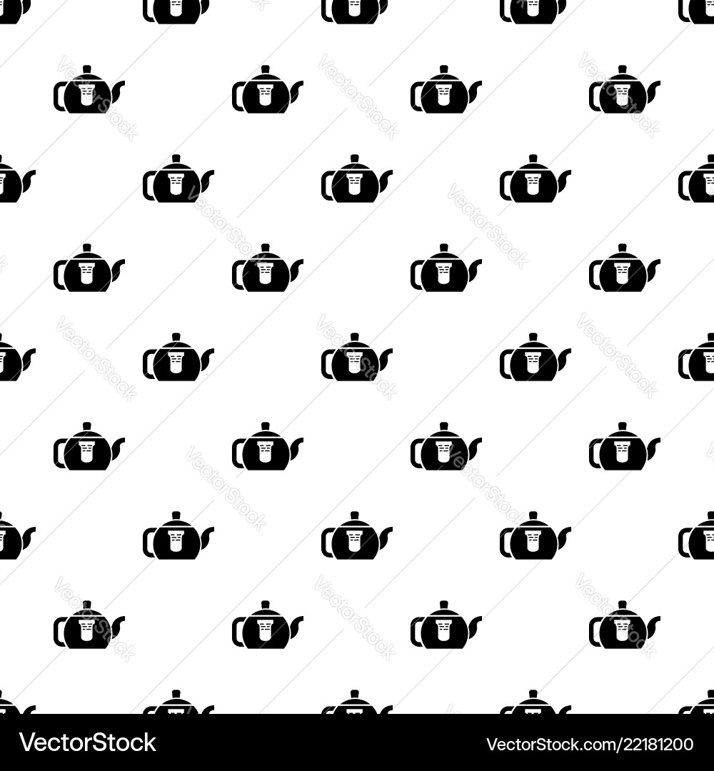 Teapot with handle icon simple style Vector Image