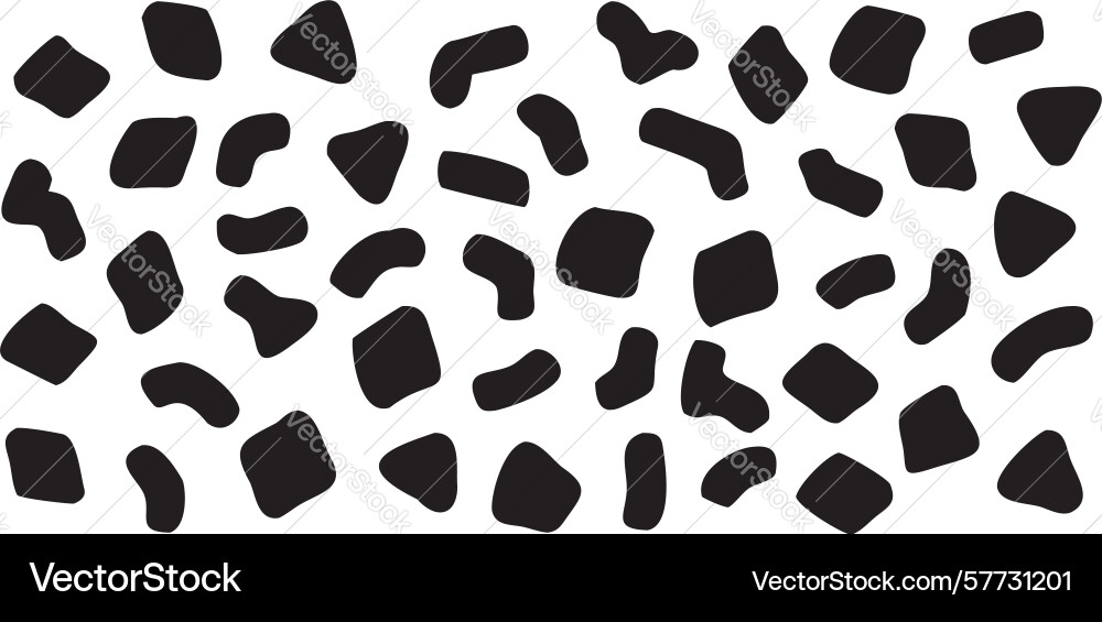 Abstract dalmation-inspired spot pattern playful Vector Image