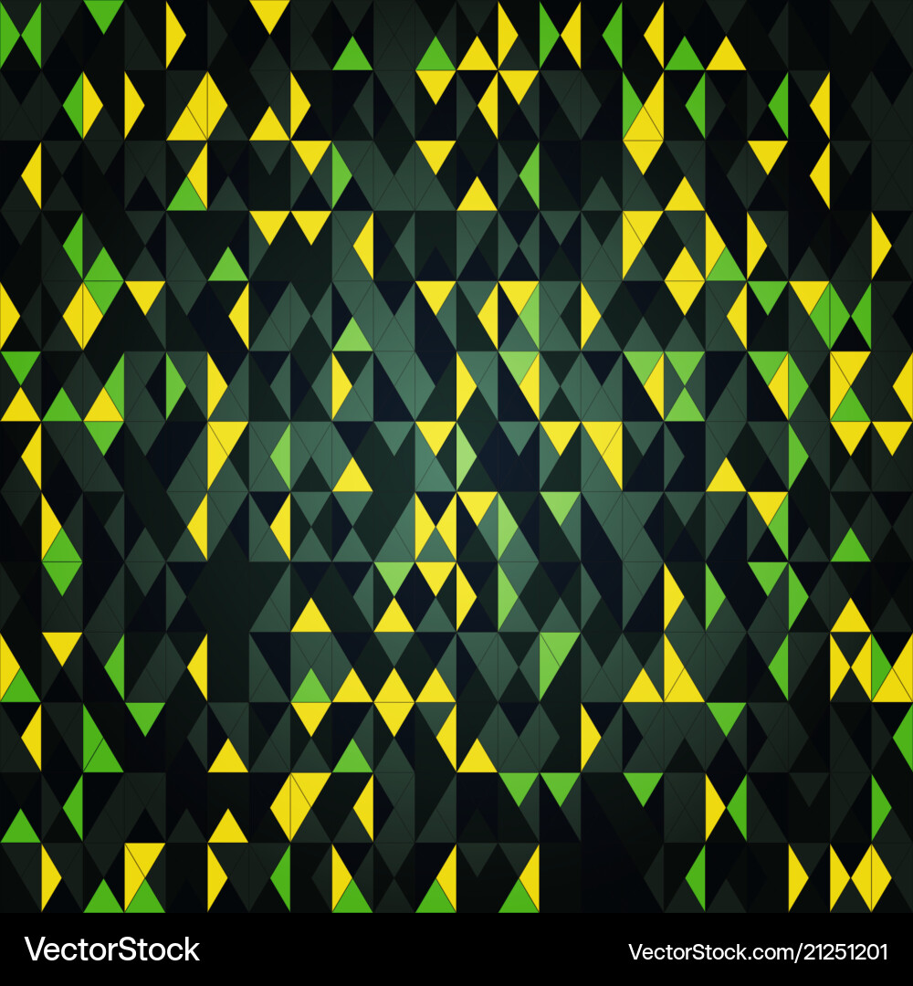 Abstract triangle pattern background advertising vector image