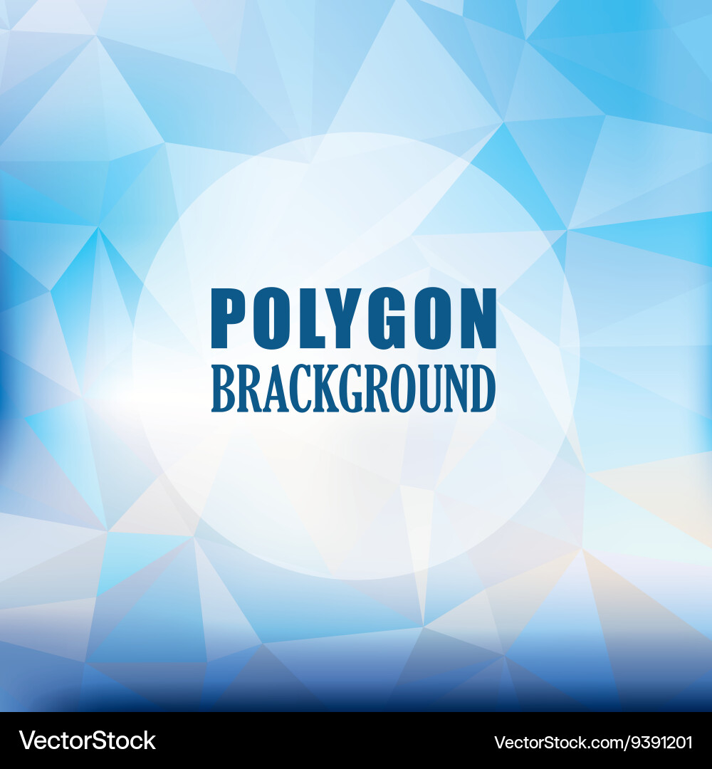 Background design polygon icon abstract vector image