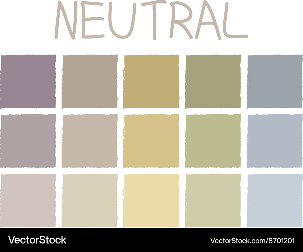 Neutral color tone without code vector image