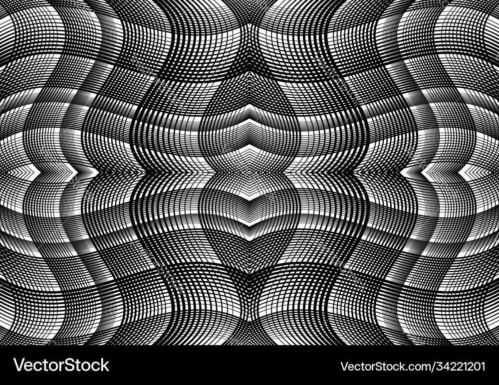 Repeatable and tileable grid mesh zig-zag Repeatable and tileable grid mesh zig-zag Vector Image