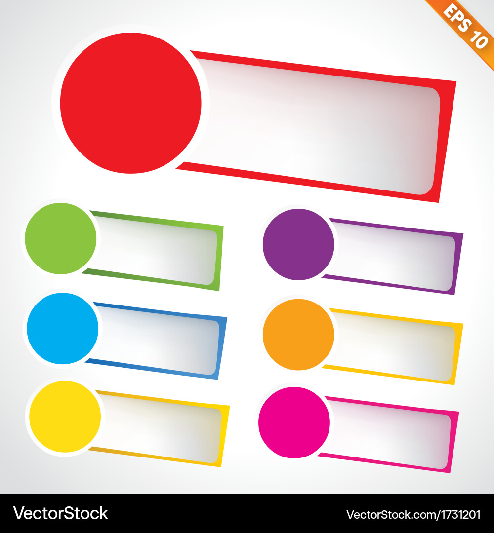 Tag template - eps10 Royalty Free Vector Image
