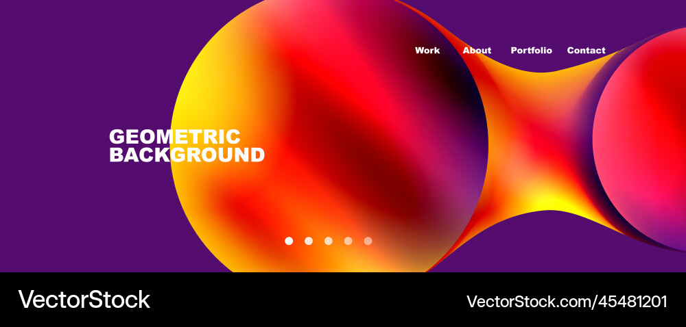 Trendy simple circle gradient abstract background Vector Image