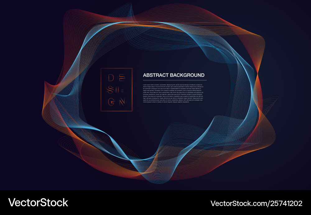Abstract Particle Flow Background vector image