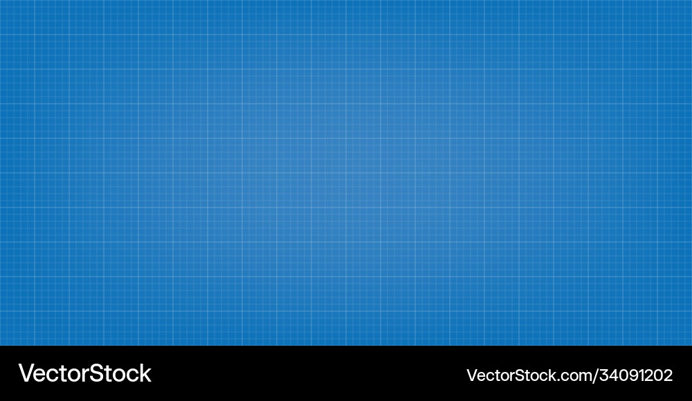 Blueprint Grid Background vector image