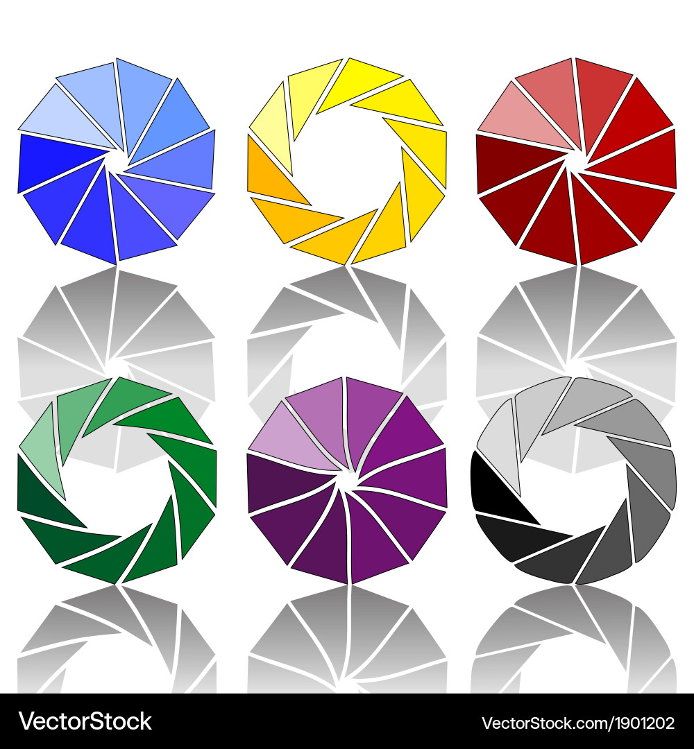Camera Shutter Mechanism vector image