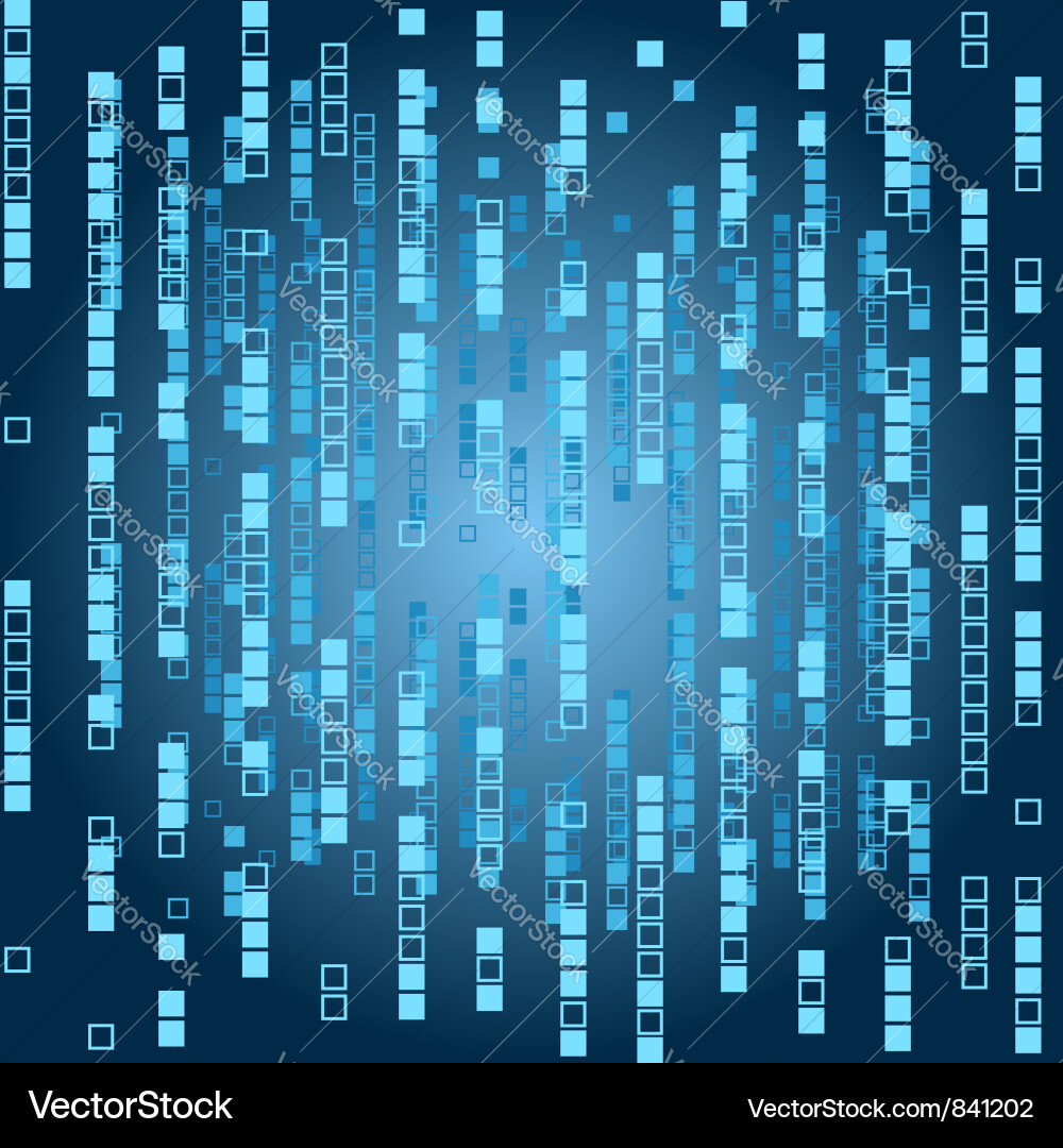 Digital Matrix Background Vector Image