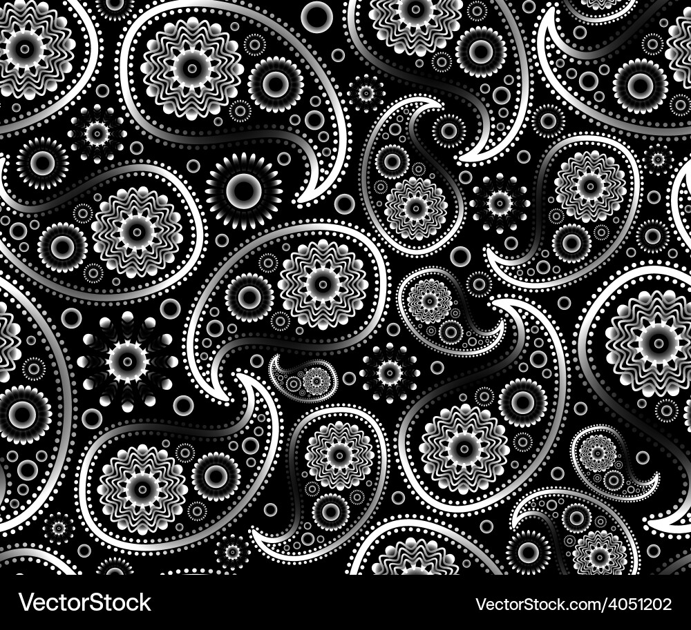 Elegant Paisley Pattern Vector Image