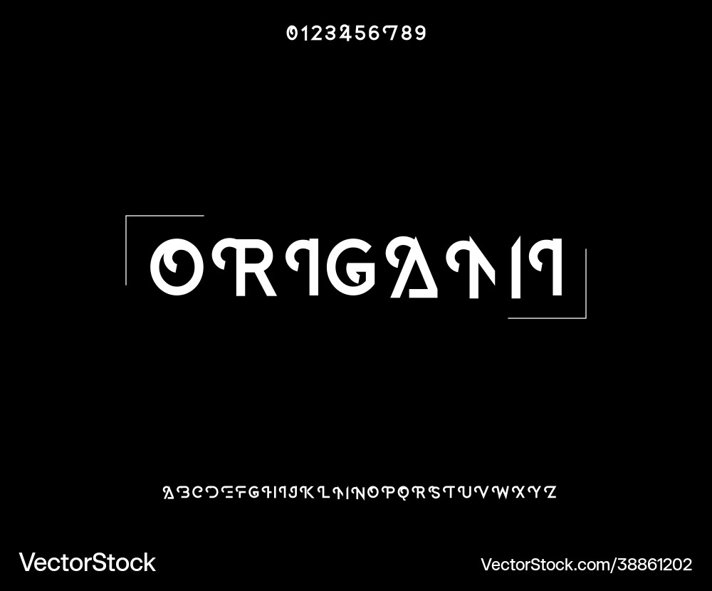 Font scripttypefacealphabet shadow Font scripttypefacealphabet shadow vector image