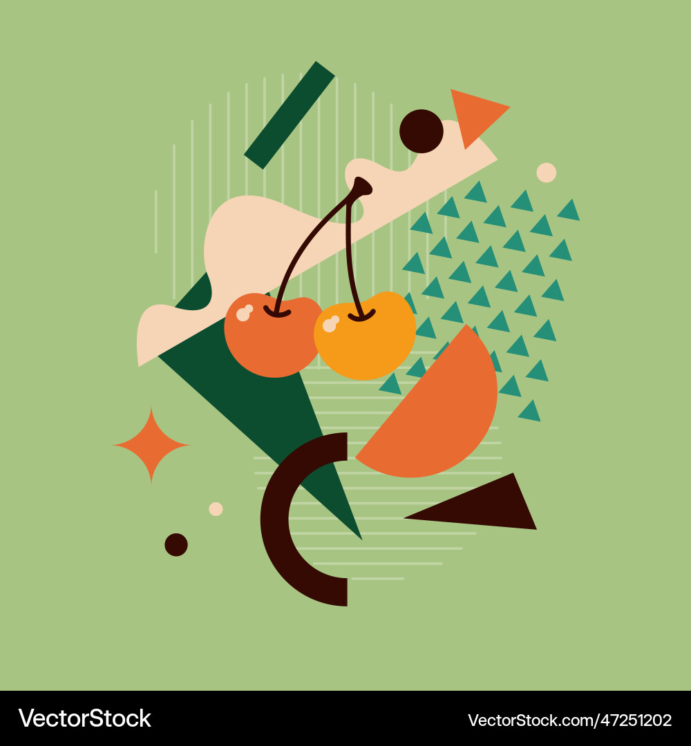 Graphics in a minimalistic style Graphics in a minimalistic style vector image