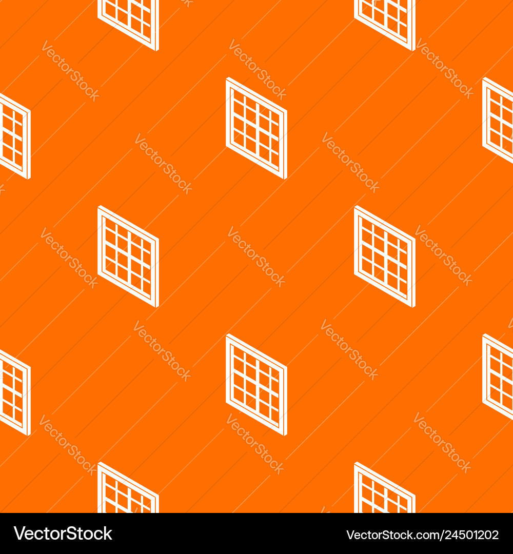Lattice window frame pattern orange Lattice window frame pattern orange Vector Image