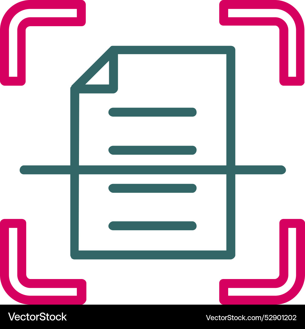 Scan line icon design Vector Image