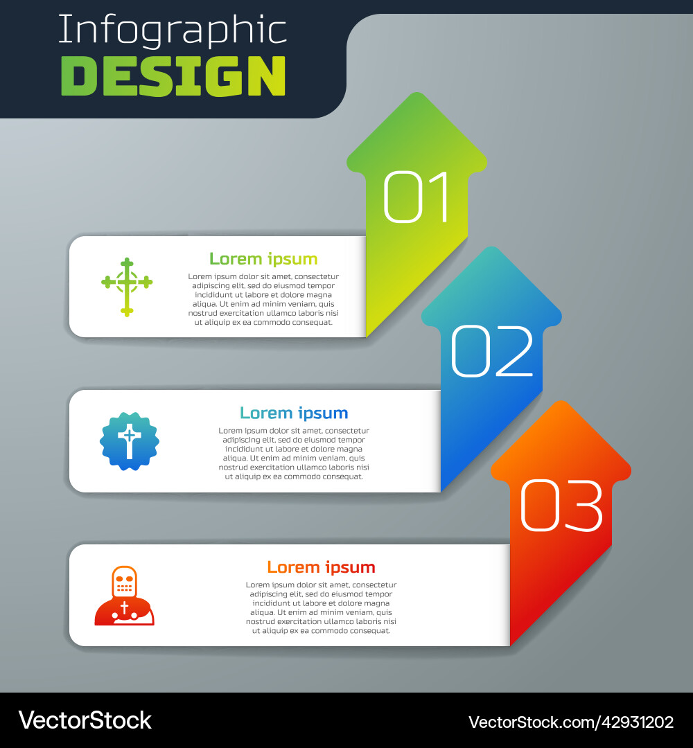 Set christian cross and knight crusader business Set christian cross and knight crusader business Vector Image