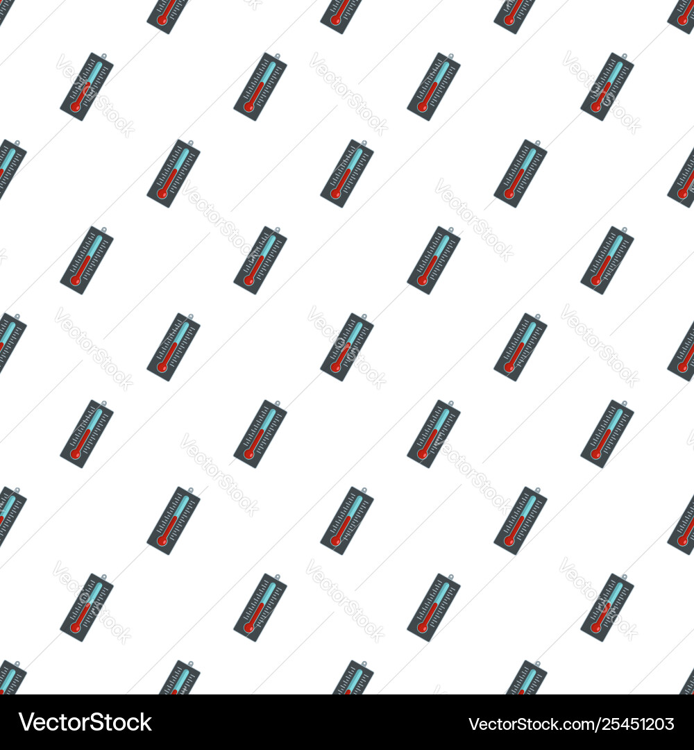 Big thermometer pattern seamless Big thermometer pattern seamless vector image