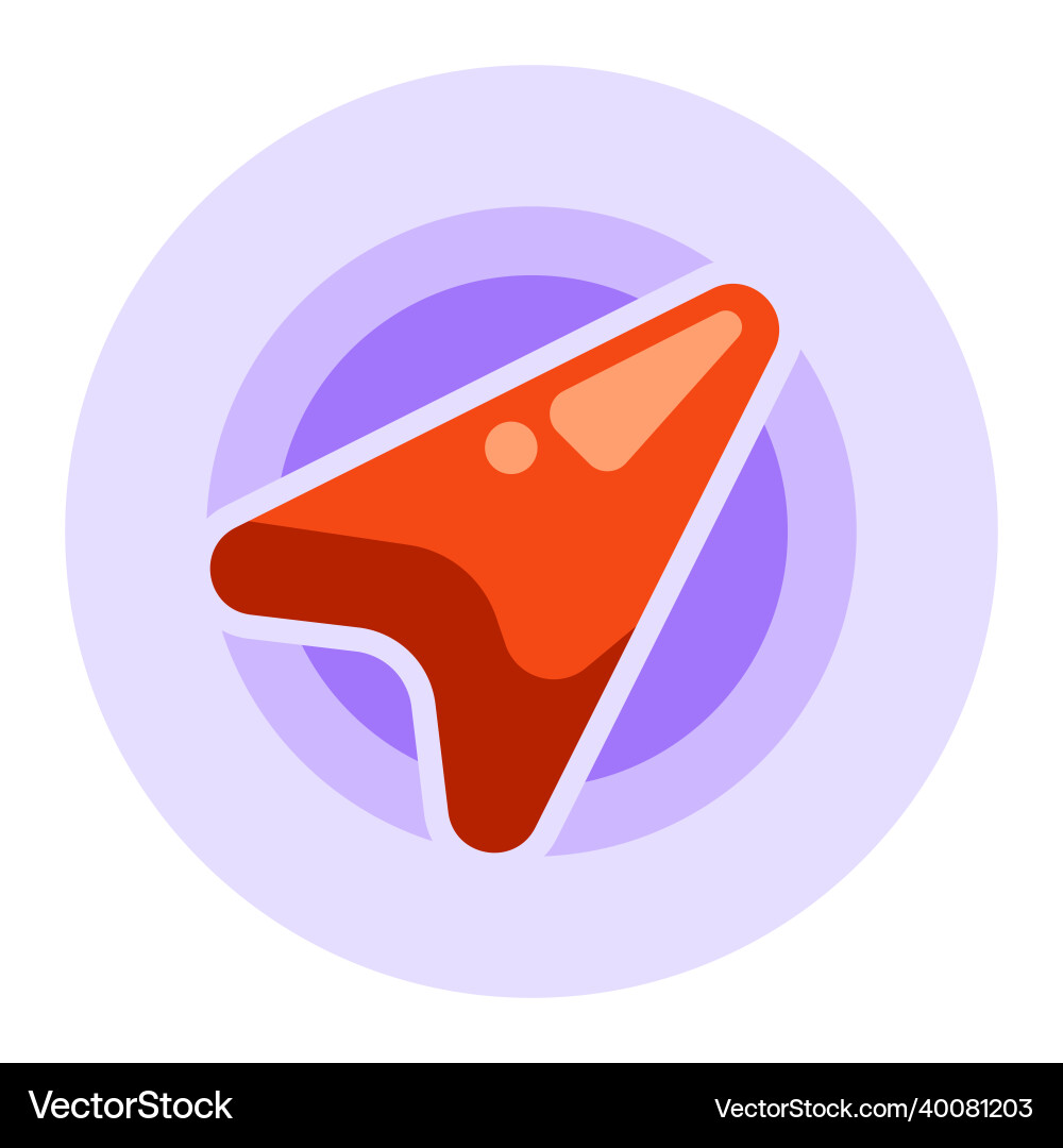 Navigation arrow to direction Navigation arrow to direction vector image