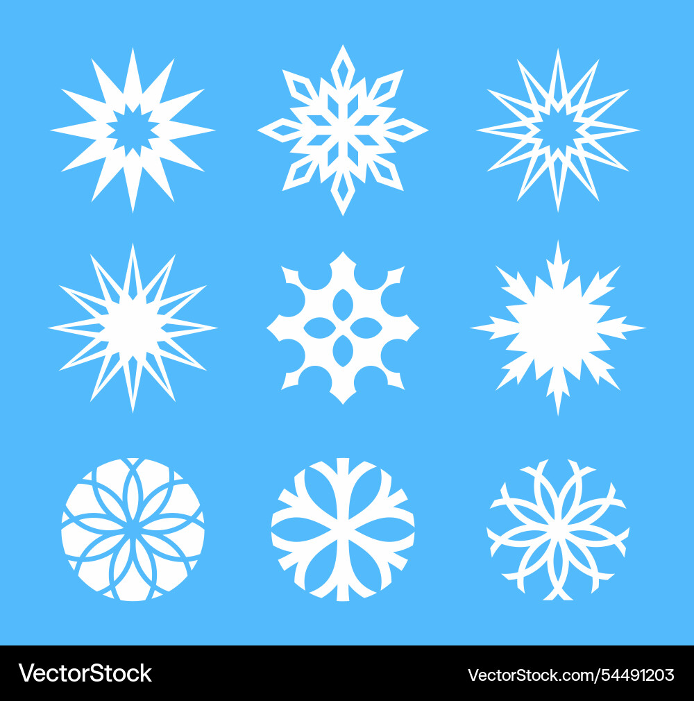 Snowflake Vector Image