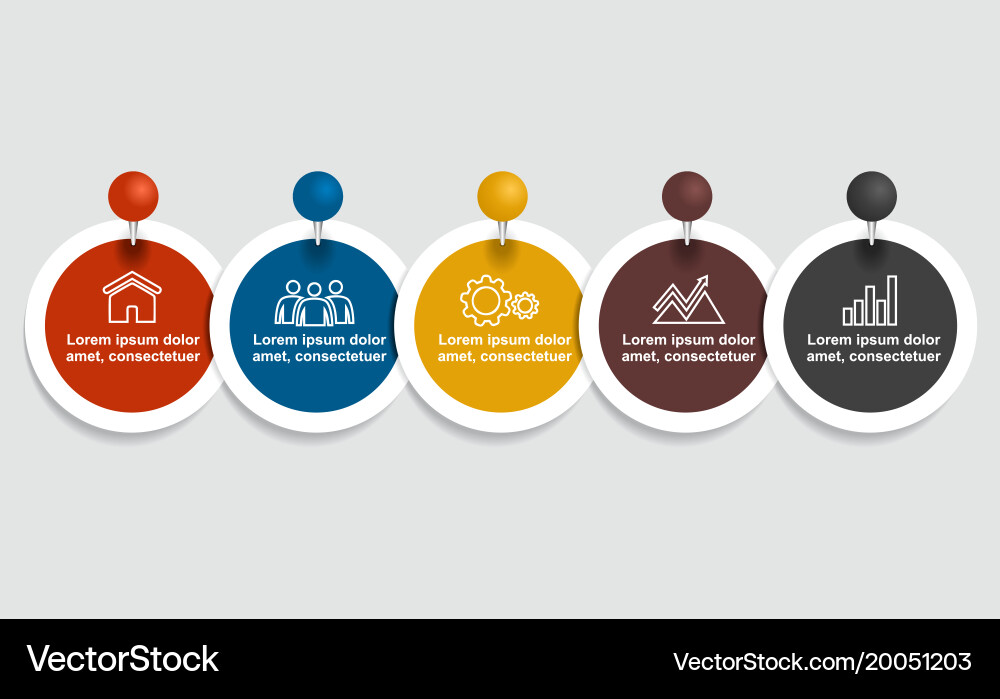 Workflow & Diagram Template vector image