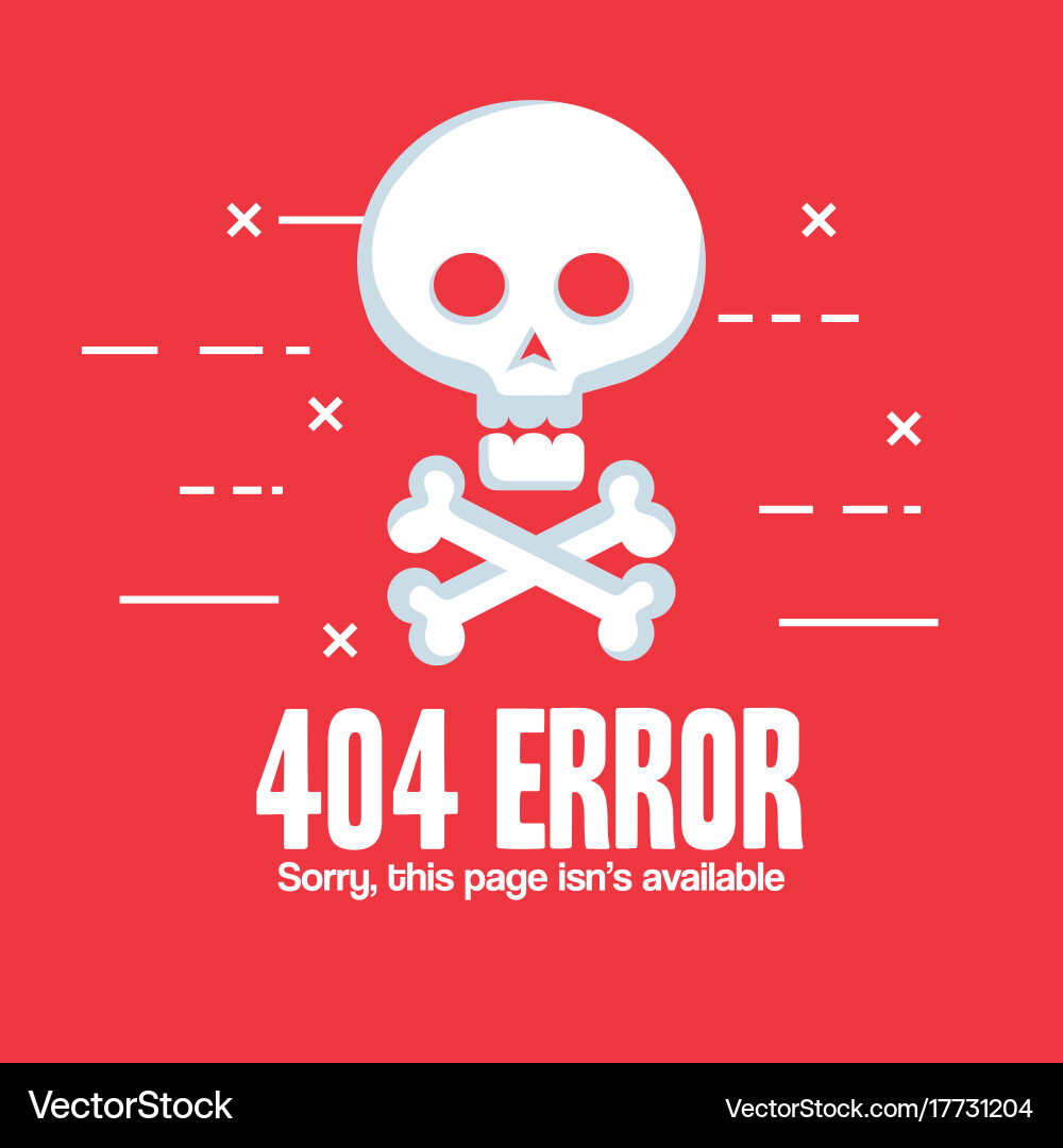 404 connection error icons vector image
