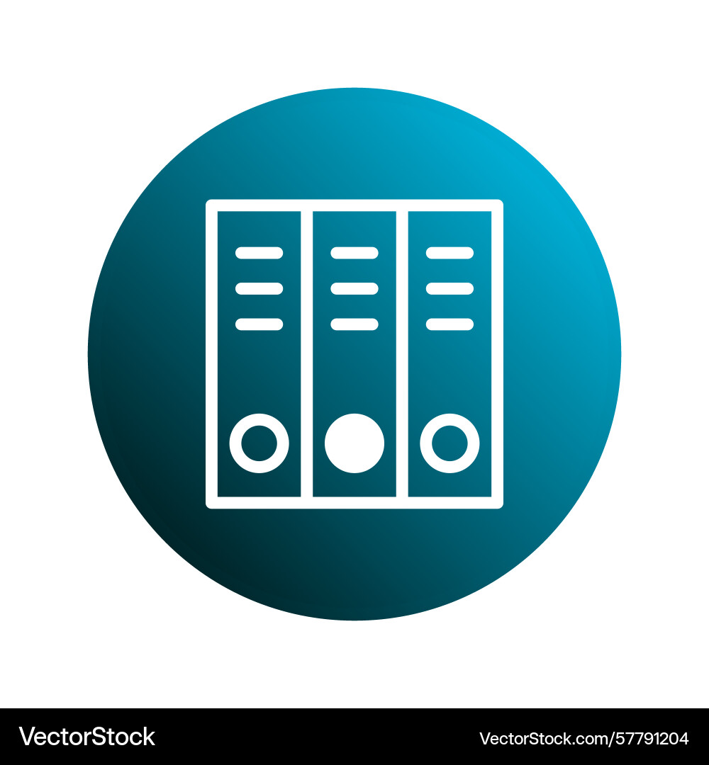 Abstract data file management icon documents vector image