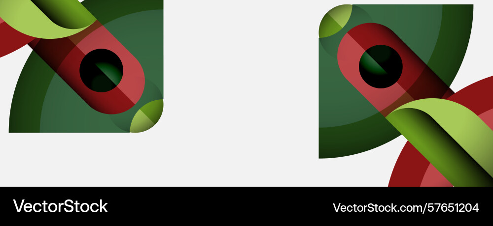 Abstract shapes overlap creating dynamic Abstract shapes overlap creating dynamic Vector Image