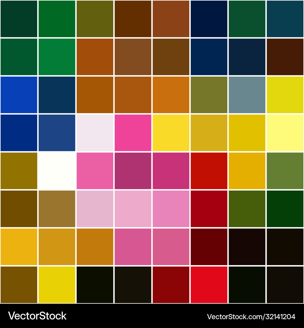 Background different colors separated squares vector image