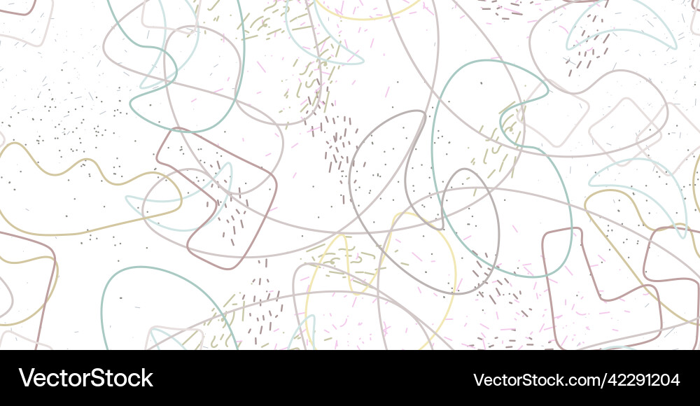 Chaotic simple seamless pattern textile one line Chaotic simple seamless pattern textile one line vector image