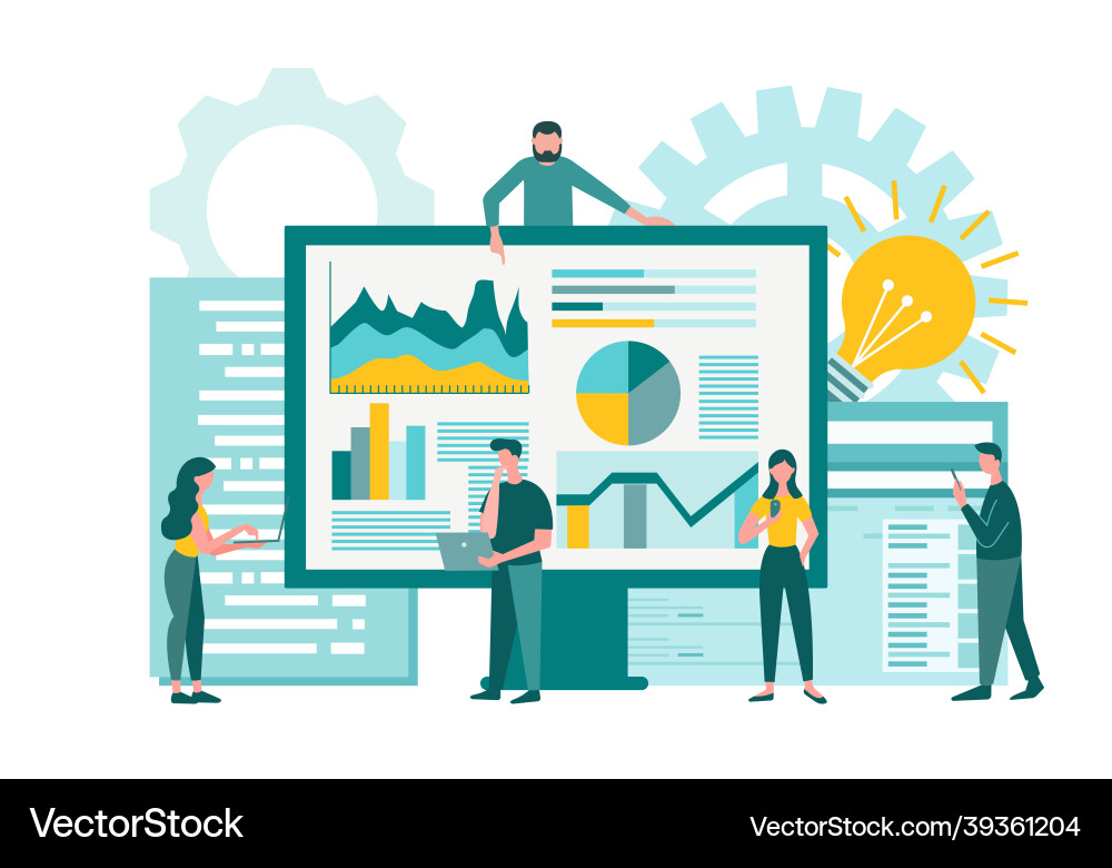 Financial analytics and analysis web ui ux Financial analytics and analysis web ui ux vector image