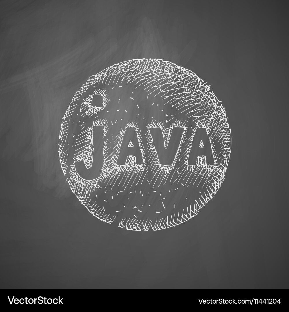 Java icon vector image