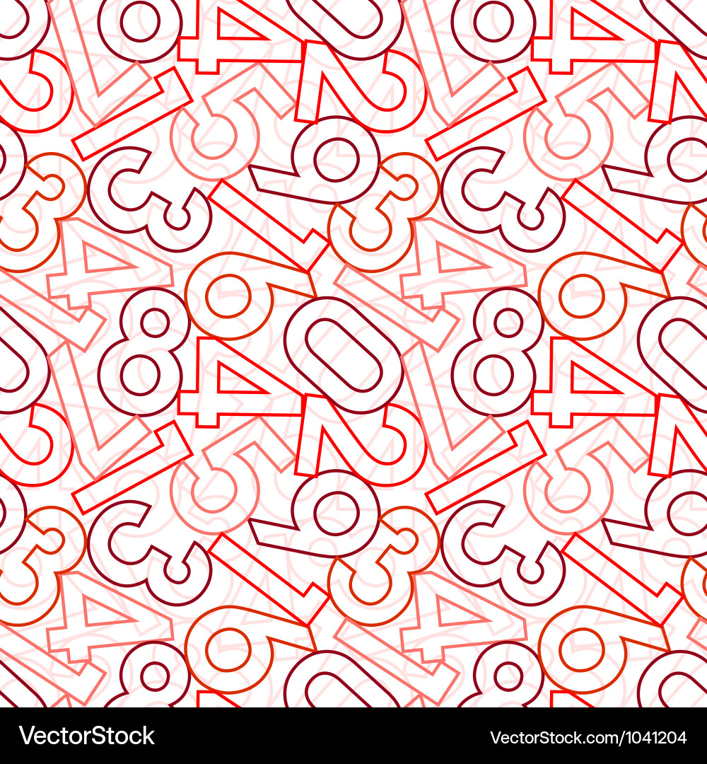 Seamless digital pattern Vector Image