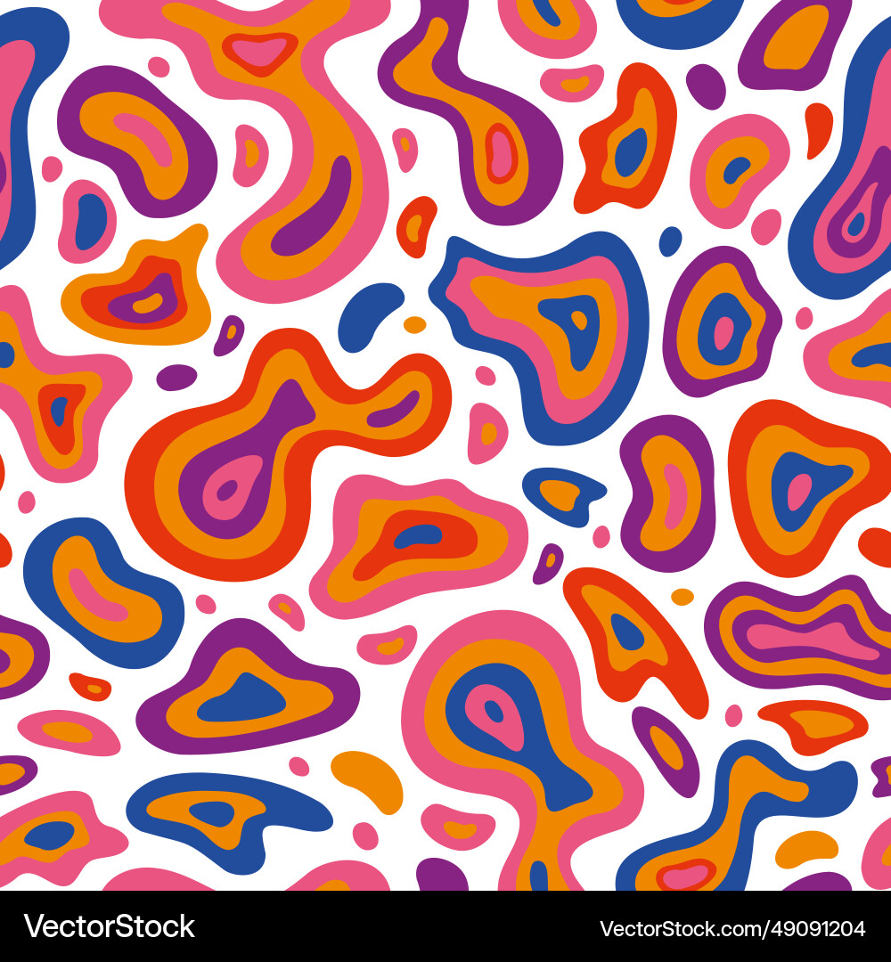 Seamless pattern with abstract fluid shapes Seamless pattern with abstract fluid shapes Vector Image