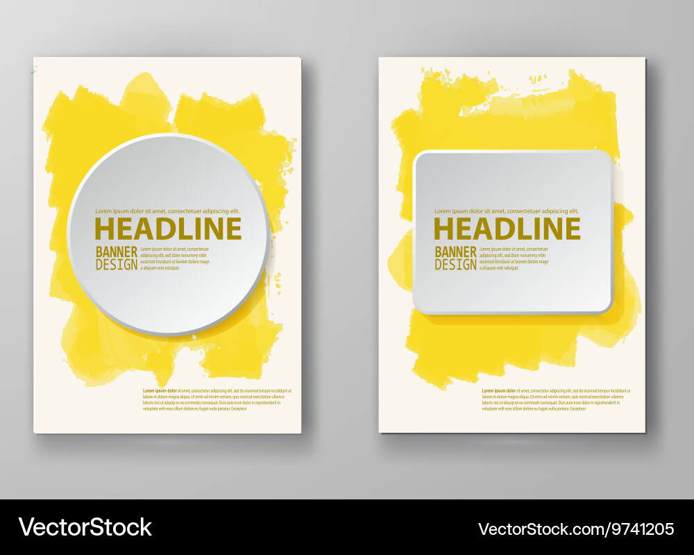 Abstract background with watercolor element Vector Image