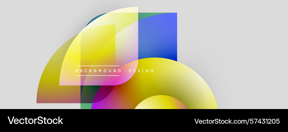 Abstract colorful layers overlap creating dynamic Abstract colorful layers overlap creating dynamic vector image