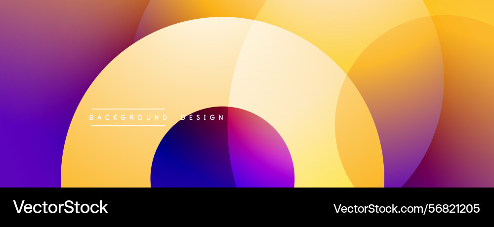 Abstract fluid shapes overlap creating vibrant Abstract fluid shapes overlap creating vibrant vector image