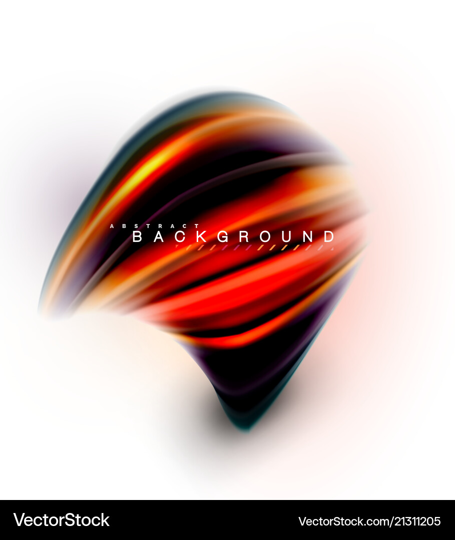 Fluid Color Mixing Abstract Background Vector Image