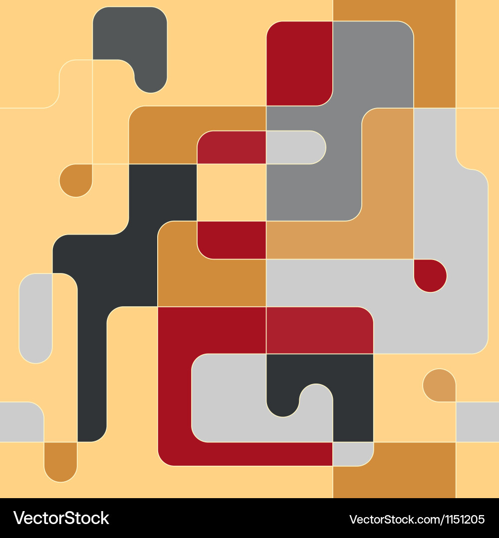 Geometric Circuit Pattern vector image
