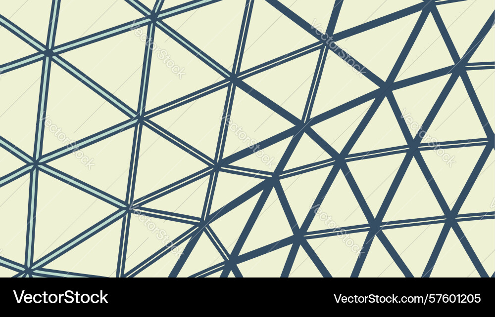 Geometric triangle mesh pattern in blue tones vector image