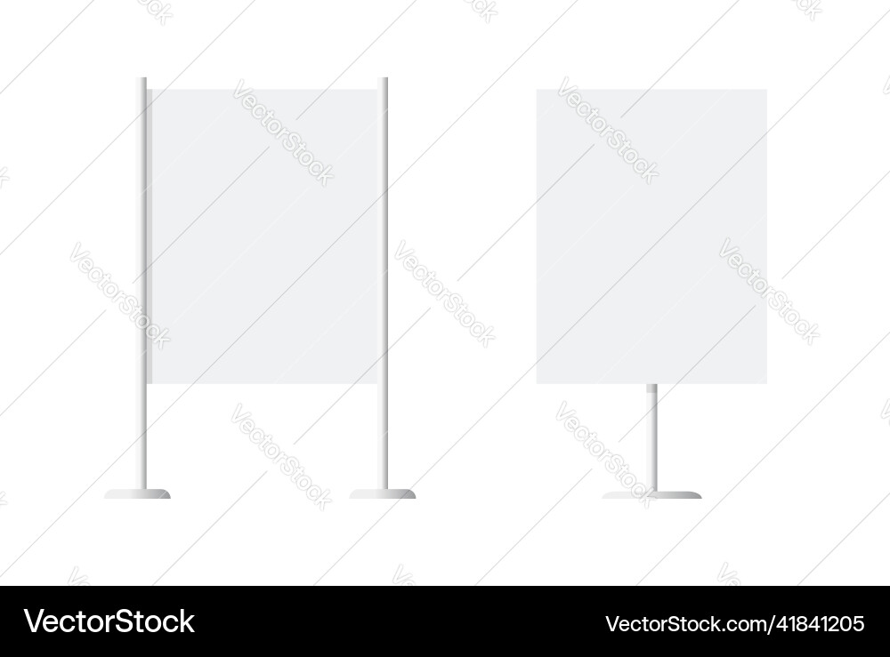 Standbanner roll leere Board Poster leer Standbanner roll leere Board Poster leer vektorbild