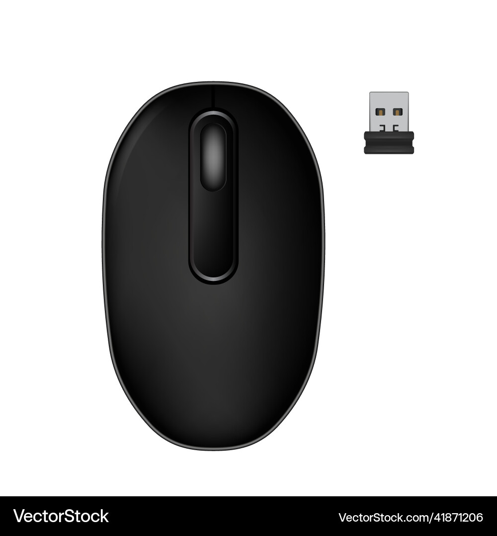 Abstract modern computer mouse on white background Abstract modern computer mouse on white background vector image