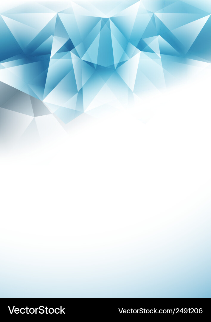 Abstract triangle background vector image