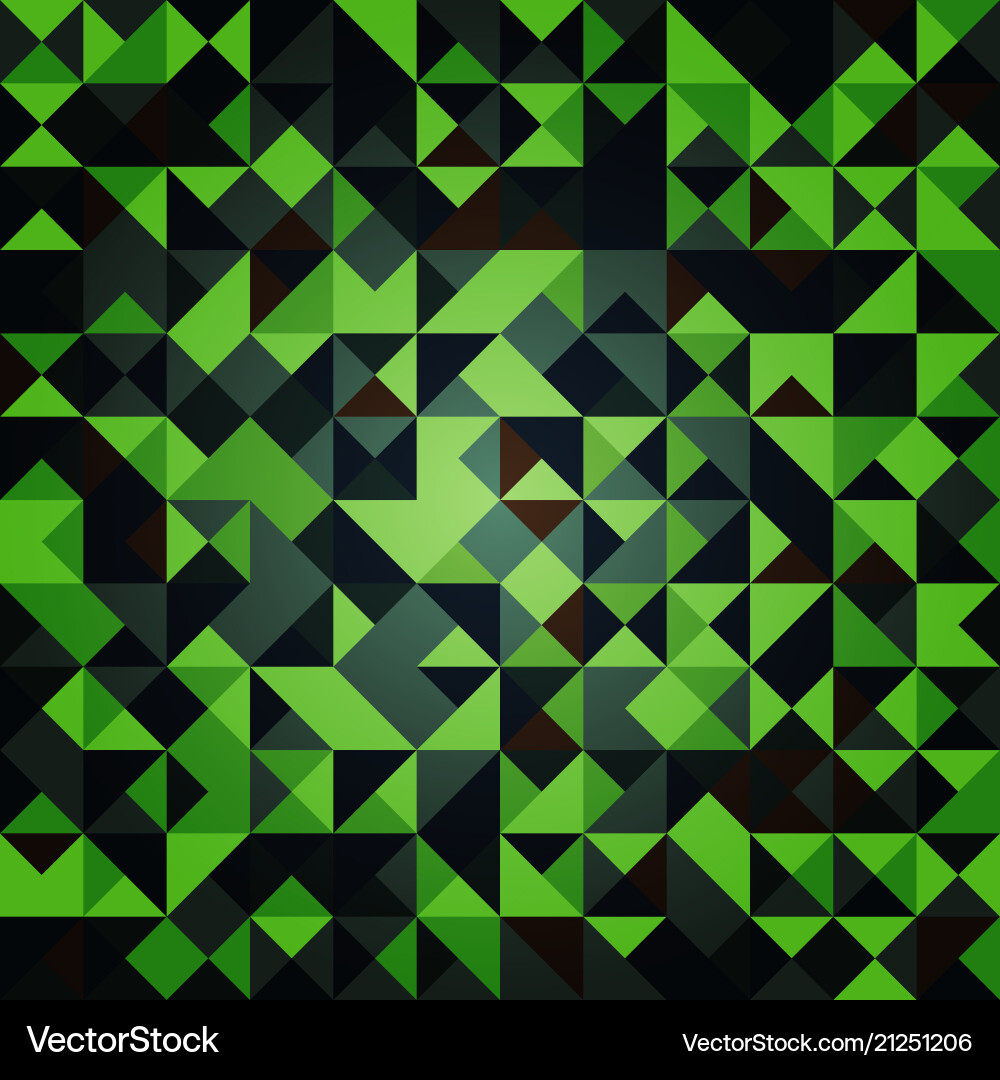 Abstract triangle pattern background advertising vector image