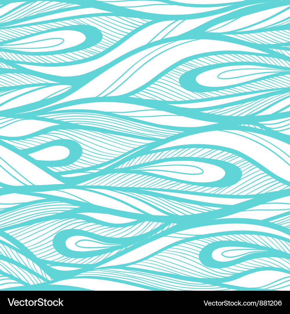 Abstract Water Wave Pattern Vector Image
