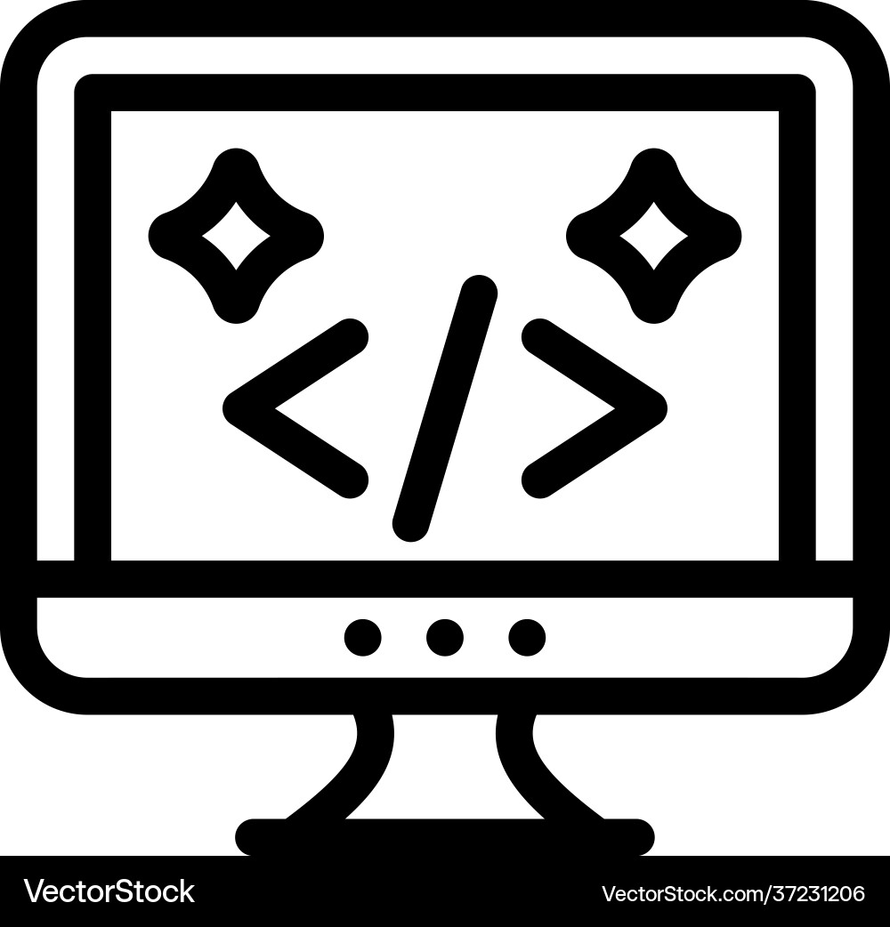 Computer programming Vector Image