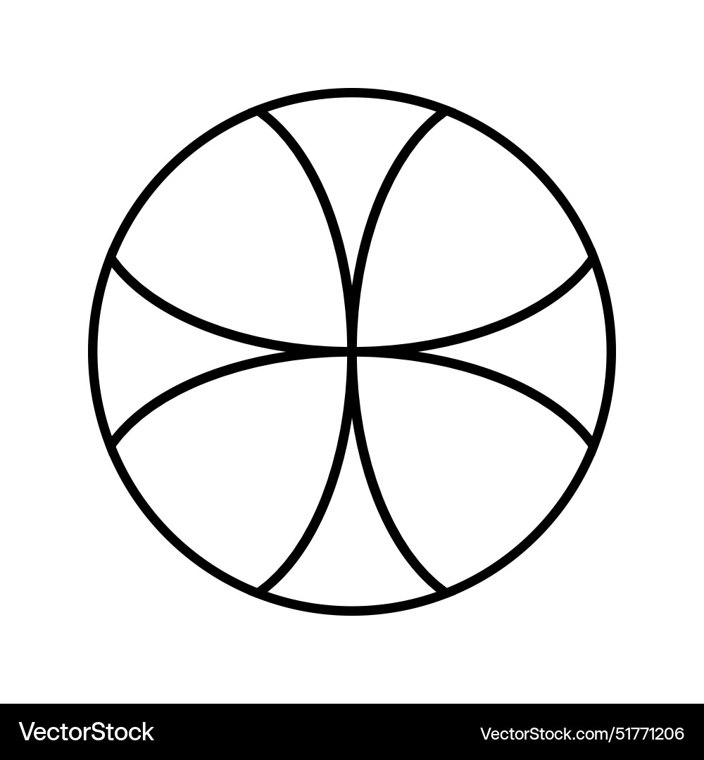 Cross in circle icon simple symbol Vector Image