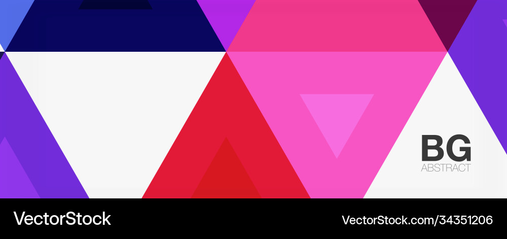 Mosaic triangle pattern abstract background Vector Image