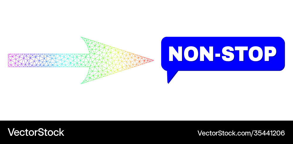Rainbow network gradient sharp arrow right icon Rainbow network gradient sharp arrow right icon vector image