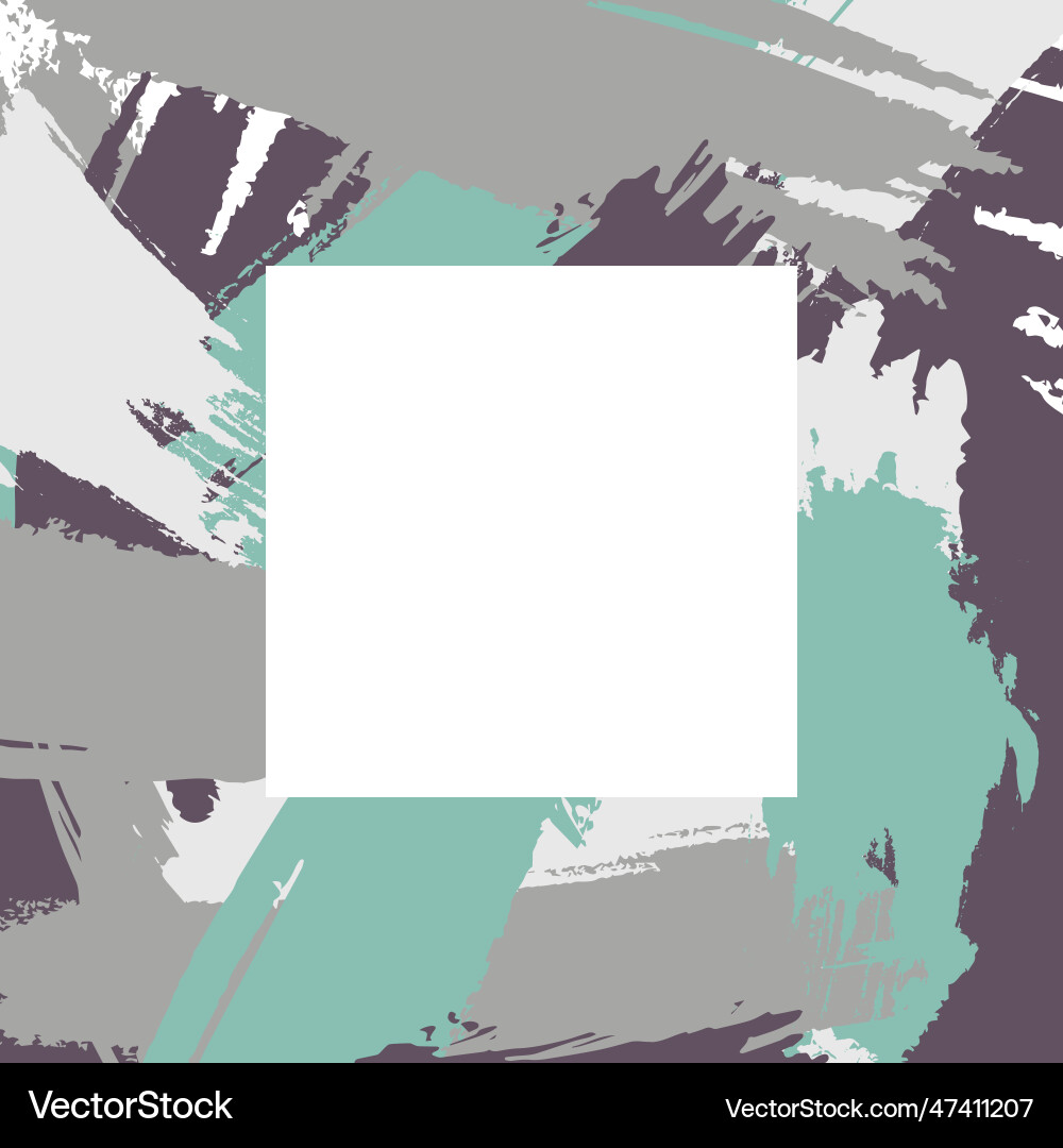Abstract brush with space in the middle background Vector Image