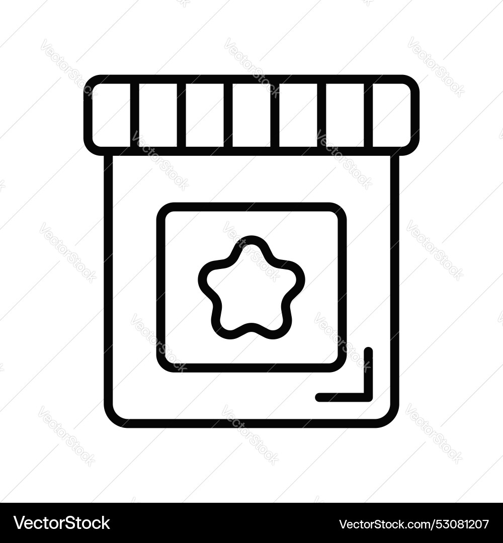 Check this beautiful icon of color container Vector Image